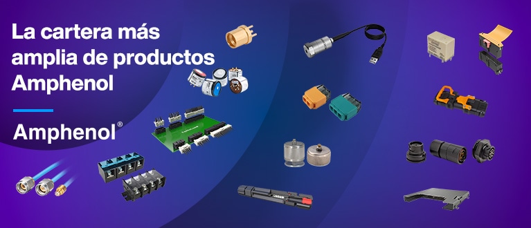 La cartera más amplia de productos Amphenol