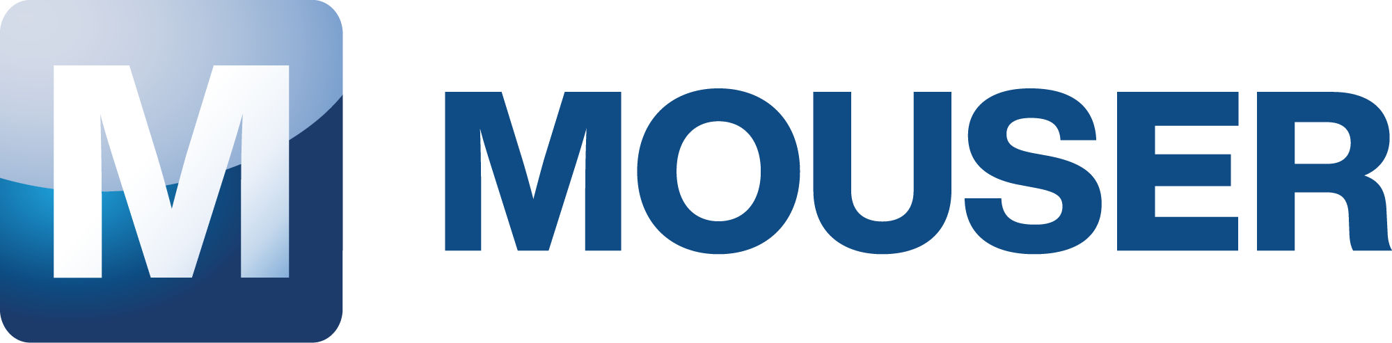 Logotipo de Mouser Electronics a todo color