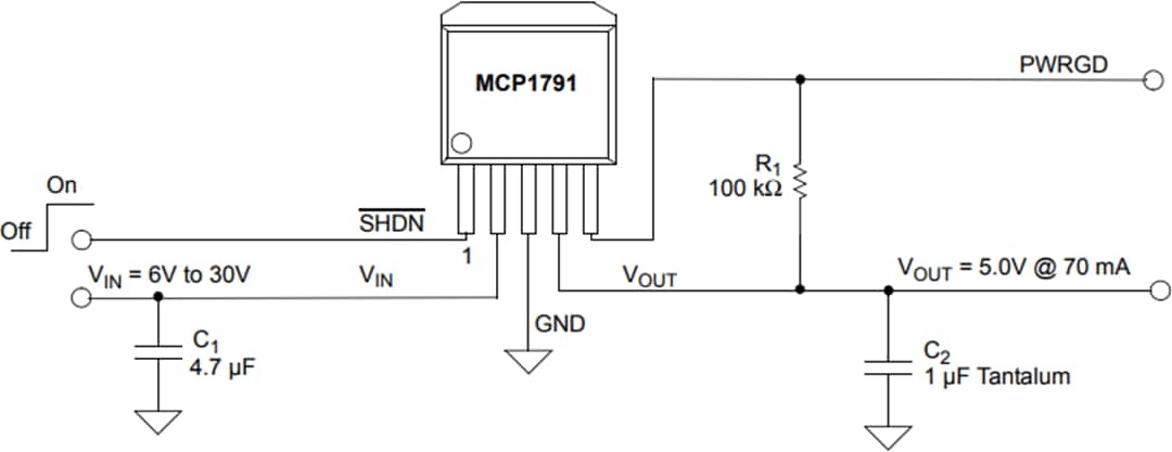 Microchip Technology MCP1790 & MCP1791 Low Dropout Regulators