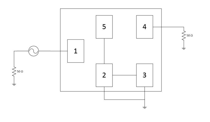 Application Circuit Diagram - Qorvo QPQ1907 2.4GHz BAW Filters