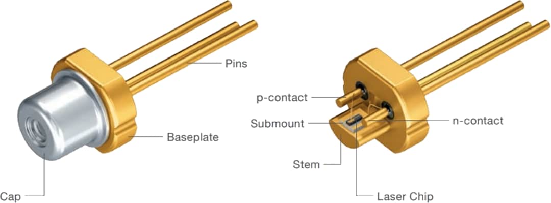 ams OSRAM Metal Can® Nanostack Pulsed Laser Diodes