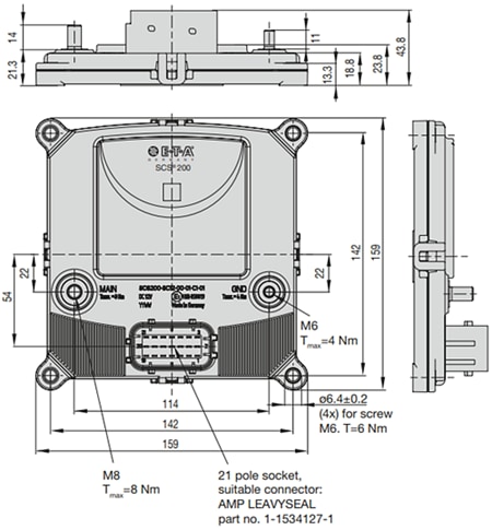 E-T-A Circuit Breakers SCS200 Intelligent Power Distribution System