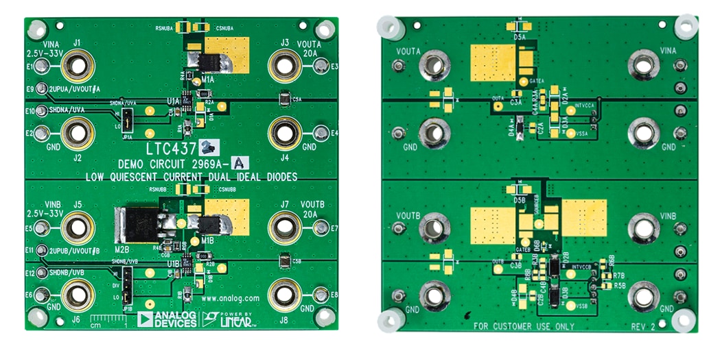 Analog Devices Inc. LTC4372/LTC4373 Demo Boards DC2969A-A/B