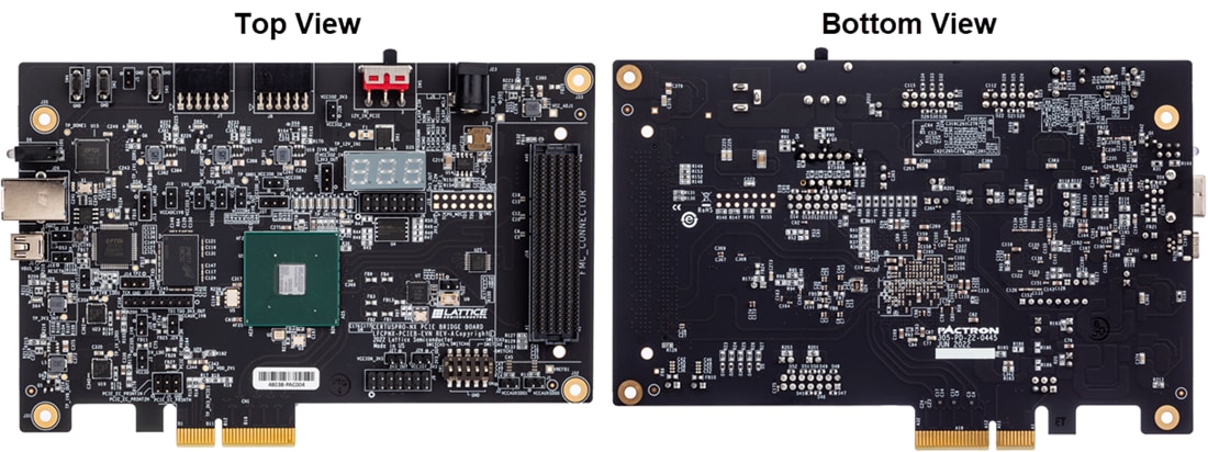 Mechanical Drawing - Lattice Semiconductor CertusPro-NX PCIe Bridge Board