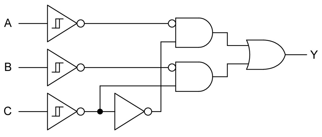 Block Diagram - Texas Instruments SN74LVC3G97/SN74LVC3G97-Q1 Multiple-Function Gates