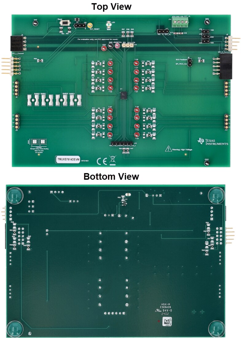Location Circuit - Texas Instruments TMUXS7614DEVM Switch Evaluation Module (EVM)