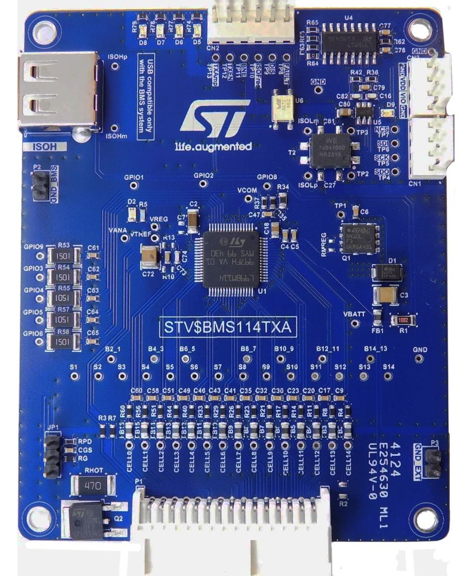 Location Circuit - STMicroelectronics STEVAL-BMS114TX BMS Evaluation Board