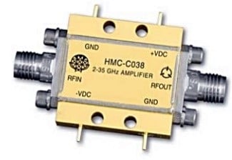 Analog Devices HMC-C038 driver amplifier module