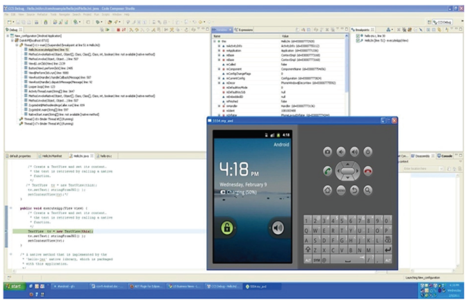 Debugging Android with TI's Code Composer Studio IDE v. 5