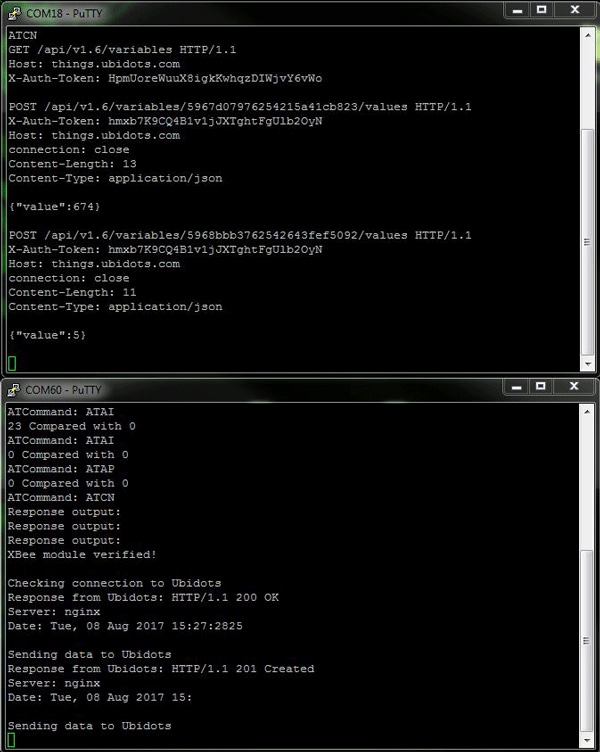 Putty Terminal Window