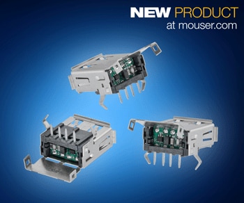 Würth Electronics' WE-EPLE USB 2.0 Jack with Integrated EMC Filter and ESD Protection Now at Mouser