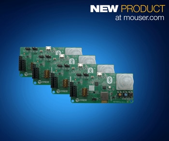 Mouser Now Stocking Cypress EZ-BT Mesh Eval Kit for Bluetooth SIG-Compliant Mesh