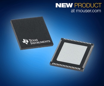 Now at Mouser: Texas Instruments' Quad-Channel 1-GSPS ADS54J64 Analog-to-Digital Converter