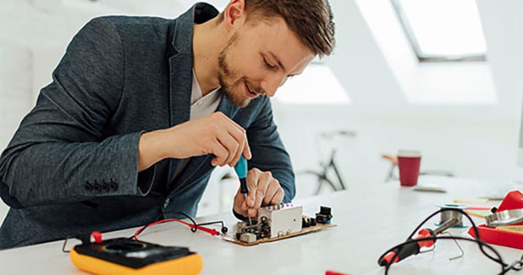 Prueba de ingeniería de una corriente eléctrica